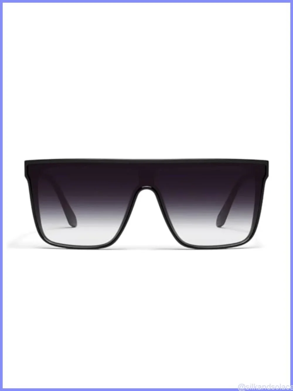 Square Sunglasses Men Women Unisex Lightweight Trendy Flat Top UV400 Sun Glasses
